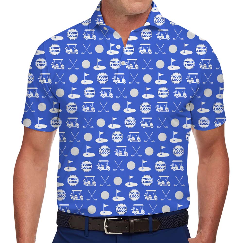 Custom Golf Event Polo Shirt with Logo And Color - variant image 1