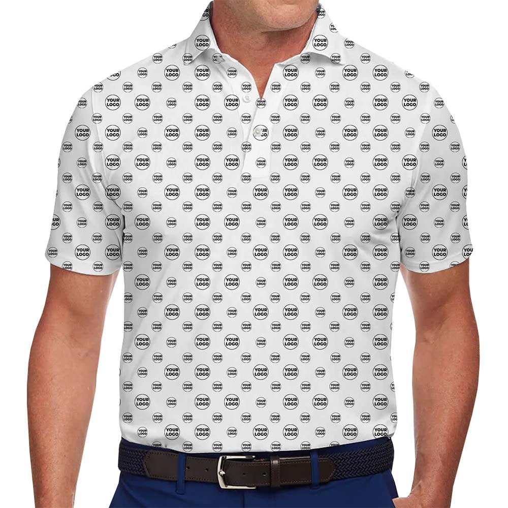 Custom Small Logo Printed Polo Shirt With Preview - variant image 1