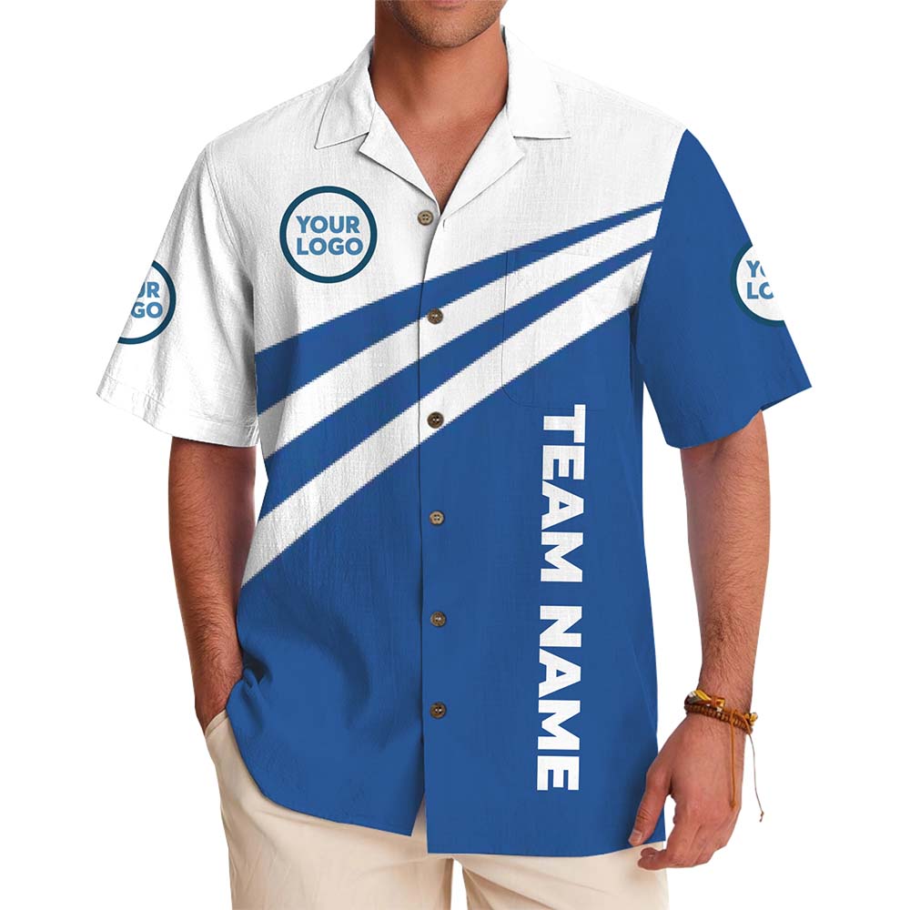 Custom Group Logo Hawaiian Shirt with Names - variant image 1
