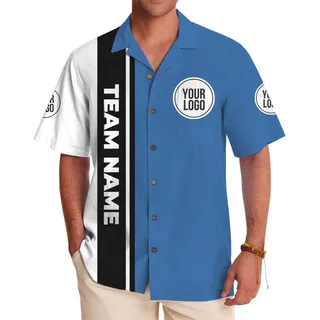 Custom Team Event Hawaiian Shirt With Logo And Name