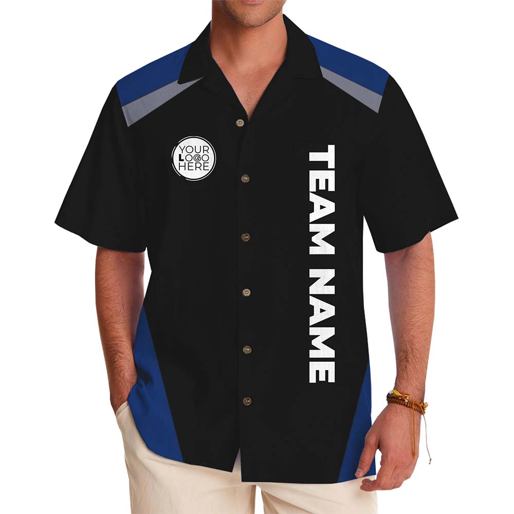 Custom Team Sport Style Hawaiian Shirt With Logo and Name - variant image 1
