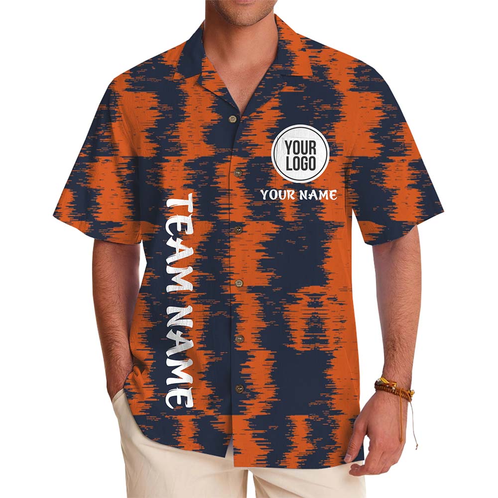 Team Thunder Hawaiian Shirt With Custom Logo And Name - variant image 1