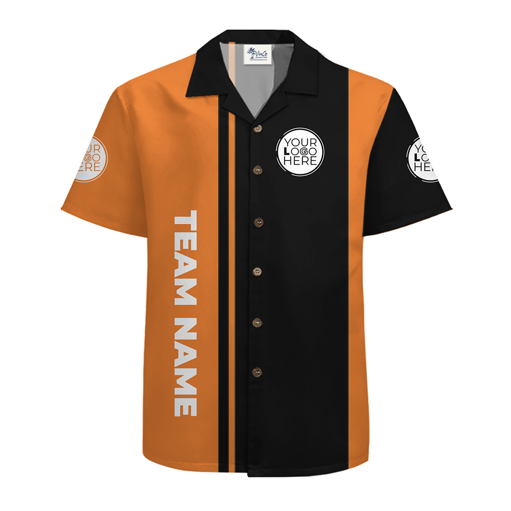 Custom Two Tone Color Hawaiian Shirt With Logo And Name