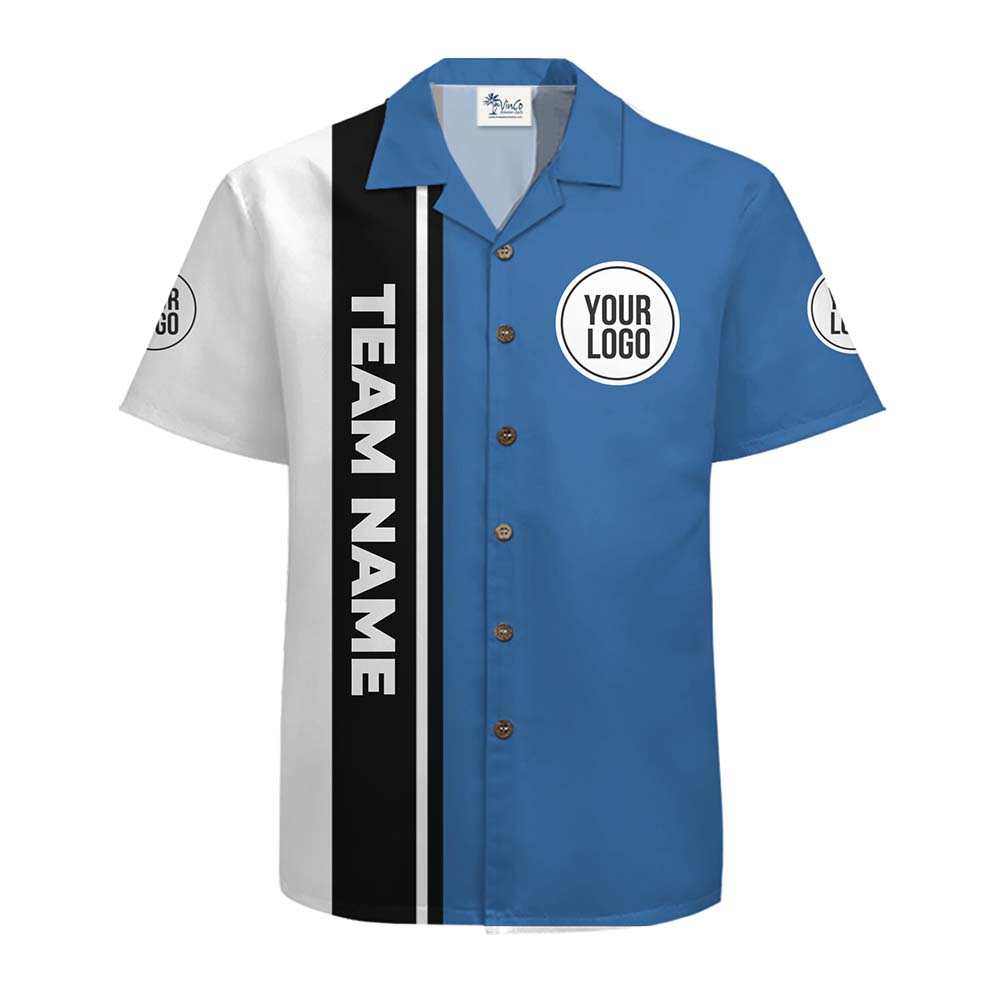 Custom Team Event Hawaiian Shirt With Logo And Name