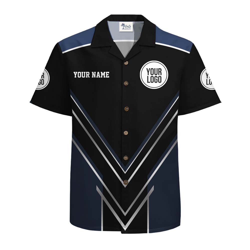 Cool Sport Team Hawaiian Shirt With Custom Logo Text And Color