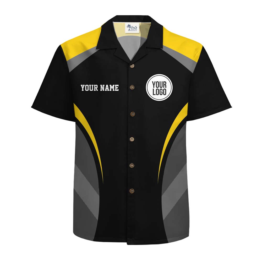 Custom Sport Team Button Up Shirt With Logo And Color