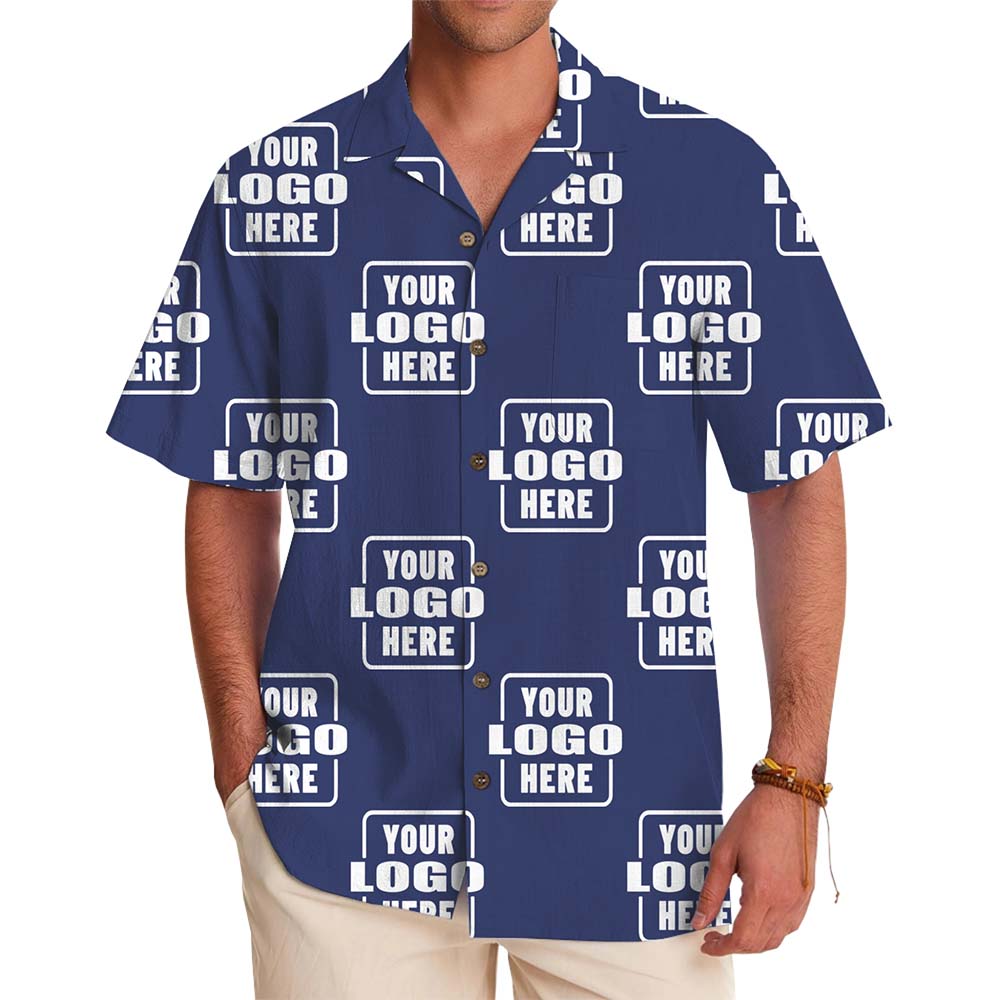 Custom Hawaiian Shirt With Big Logo And Color - variant image 1
