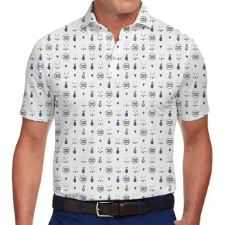 Personalized Golf Lover Logo Polo Shirt With Preview