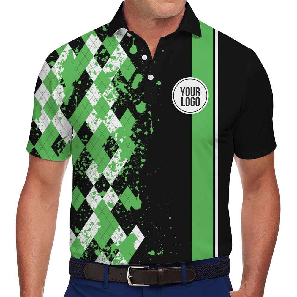 Splatter Classic Custom Logo Polo Shirt With Preview - variant image 1