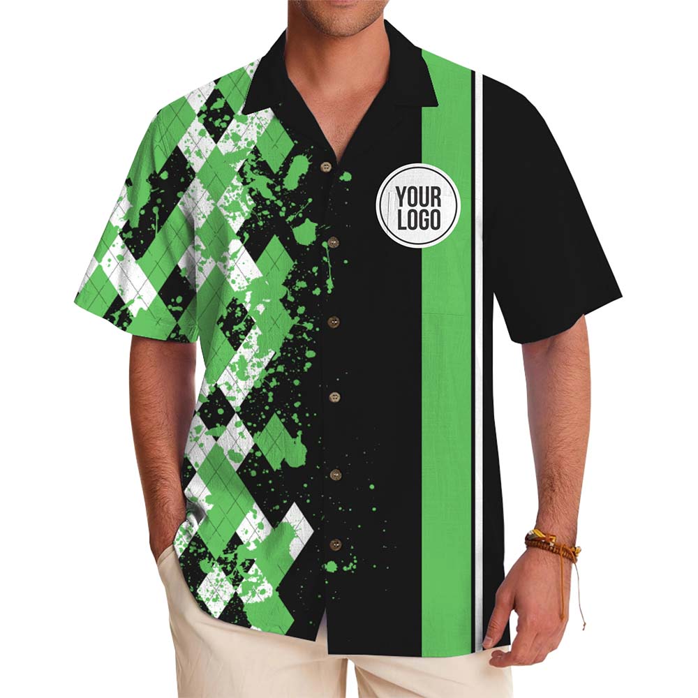 Lane Legend Custom Logo Hawaiian Shirt With Preview - variant image 1