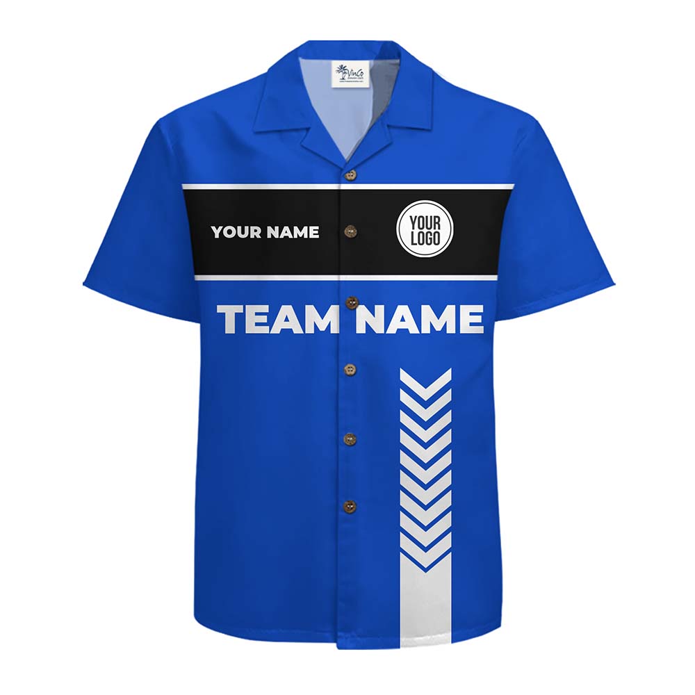 Team Pride Custom Logo and Color Button Up Shirt