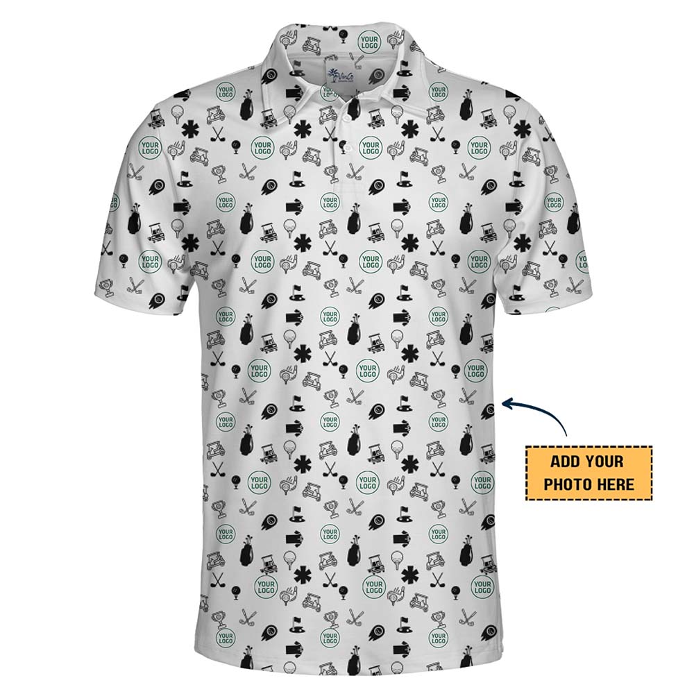 Custom Golf Team Polo Shirt With Logo And Preview
