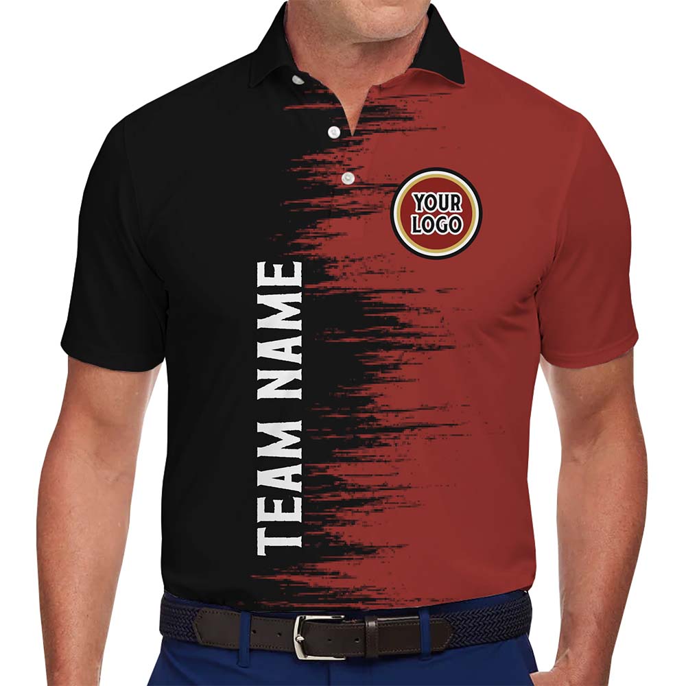 Custom Logo Two Tone Polo Team Shirt - variant image 1