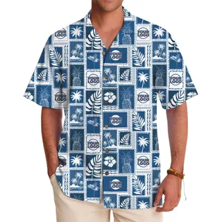Paradise Custom Logo And Color Aloha Shirt With Preview