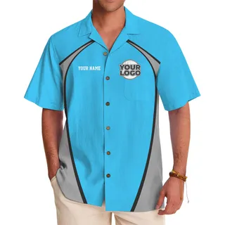 Professional Team Custom Logo Hawaiian Shirt With Preview