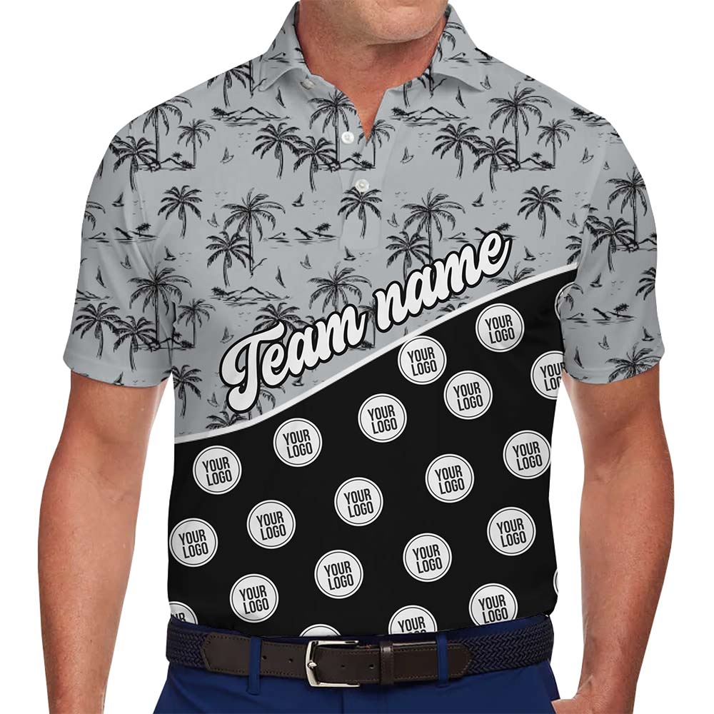 Palm Coast Custom Team Name And Logo Polo Shirt - variant image 1