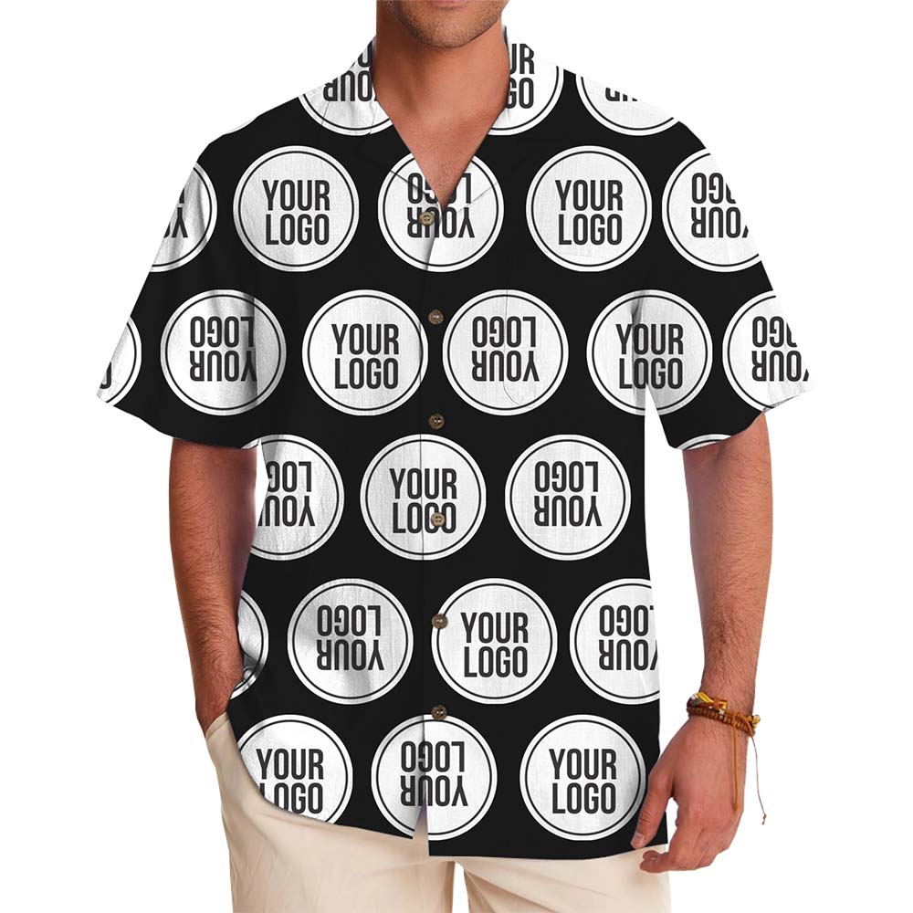 Signature Big Logo Up Down Hawaiian Shirt With Preview - variant image 1