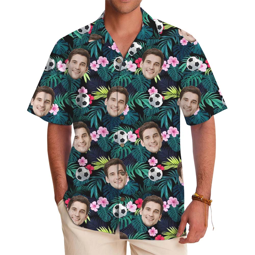 [11 Ball Styles] Custom Sports Team Hawaiian Shirt with Name and Number - variant image 1