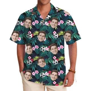 [11 Ball Styles] Custom Sports Team Hawaiian Shirt with Name and Number