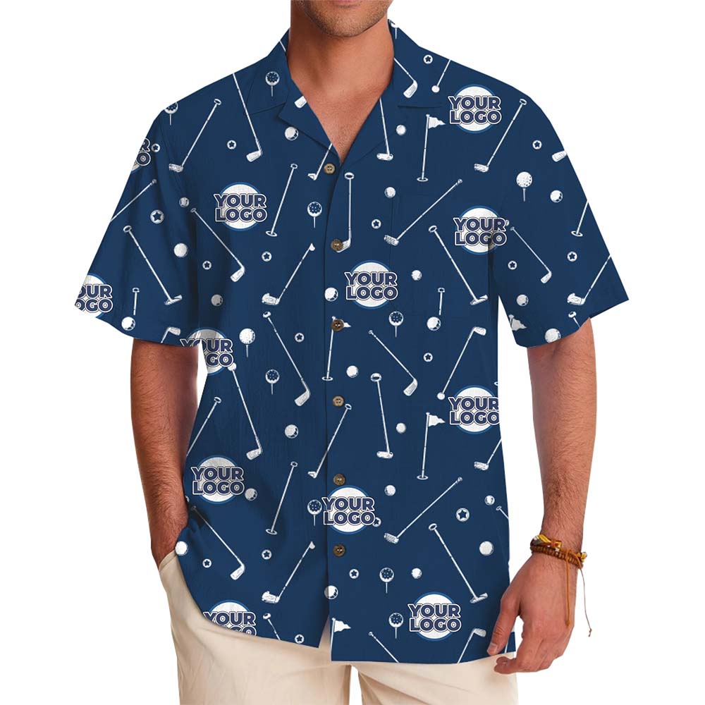Custom Golf Classic Logo Button Up Shirt No Minimum - variant image 1