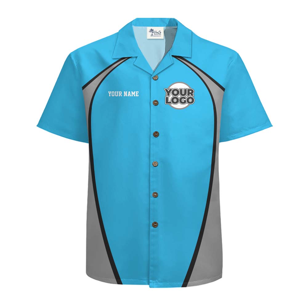 Professional Team Custom Logo Hawaiian Shirt With Preview