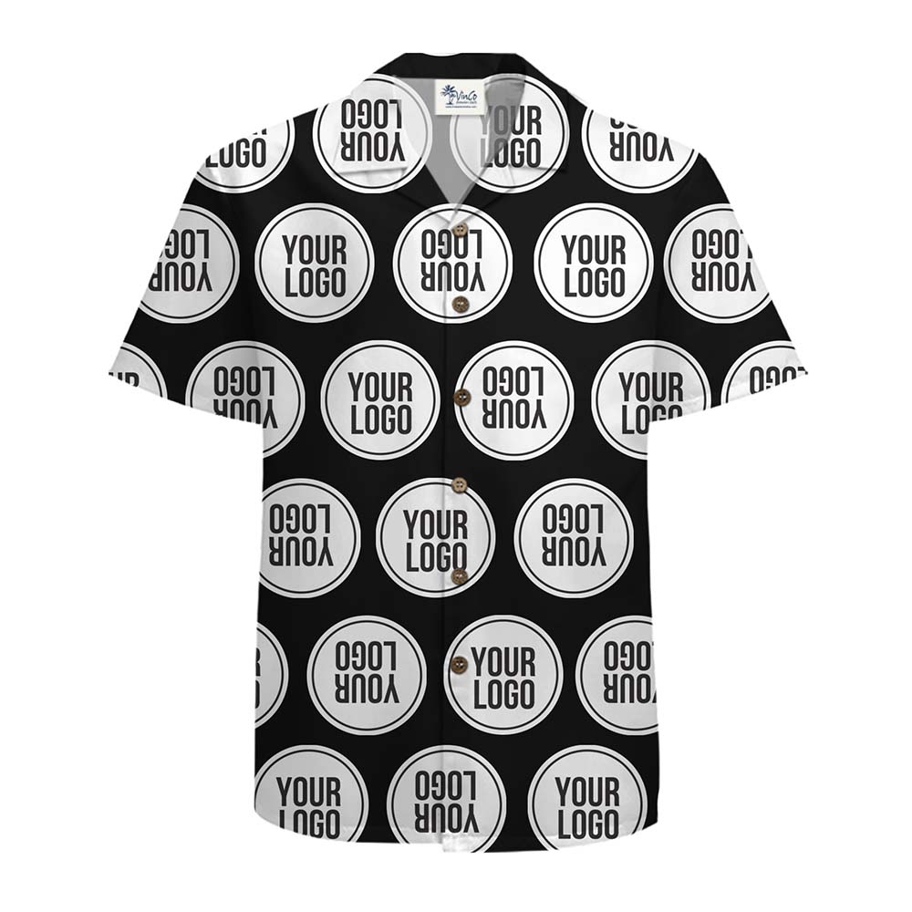 Signature Big Logo Up Down Hawaiian Shirt With Preview