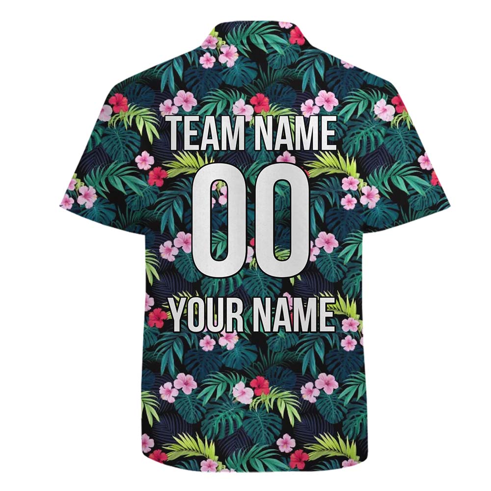 [11 Ball Styles] Custom Sports Team Hawaiian Shirt with Name and Number