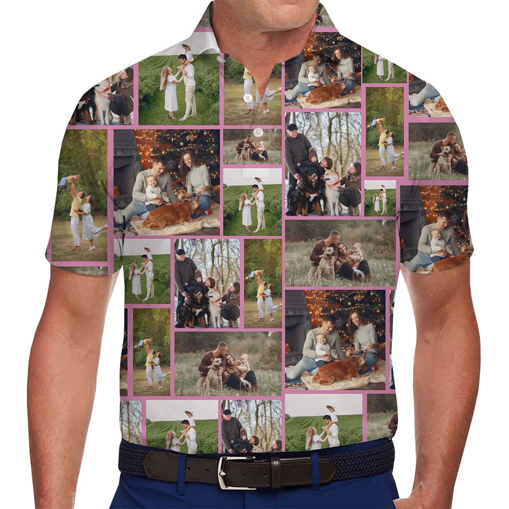 Framed With Love Custom Picture Polo Shirt - variant image 1