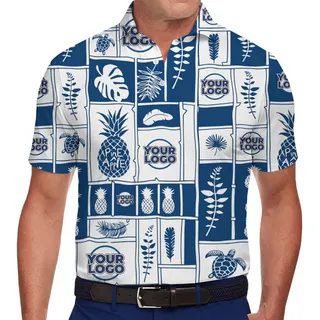 Pineapple Coast Custom Logo Collared Polo Shirts