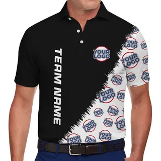 Custom Name And Logo Team Polo Shirt
