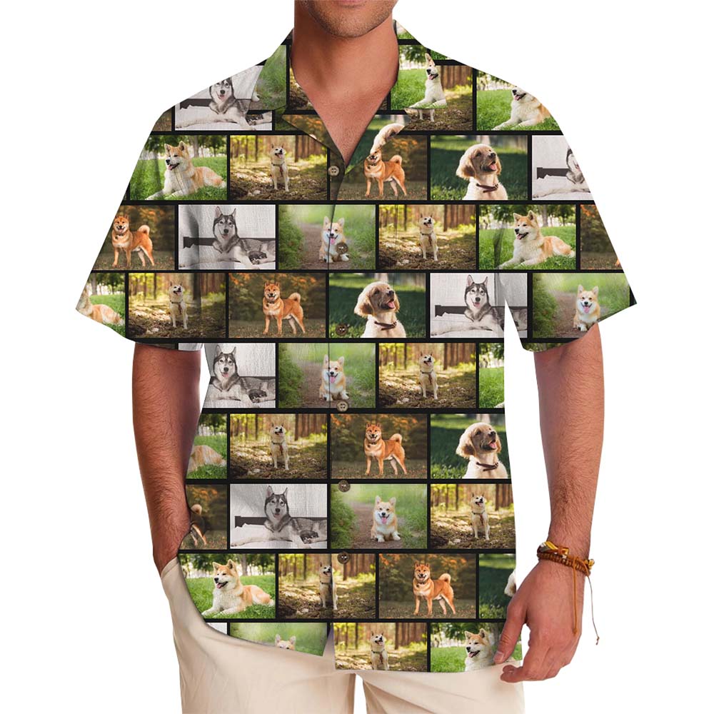 Your Memories Custom Photo Hawaiian Shirt With Preview - variant image 1