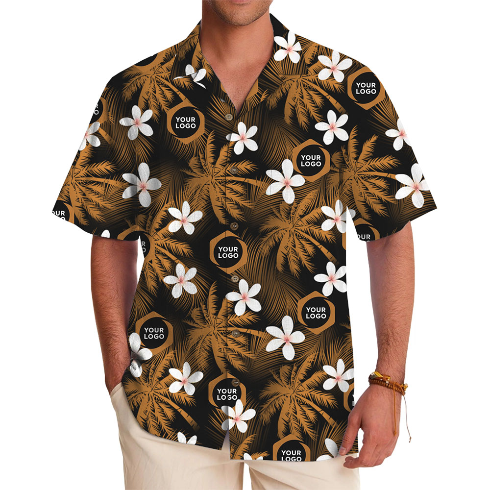 Island Bloom Custom Logo Shirt With Live Preview - variant image 1
