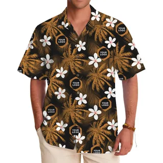 Island Bloom Custom Logo Shirt With Live Preview