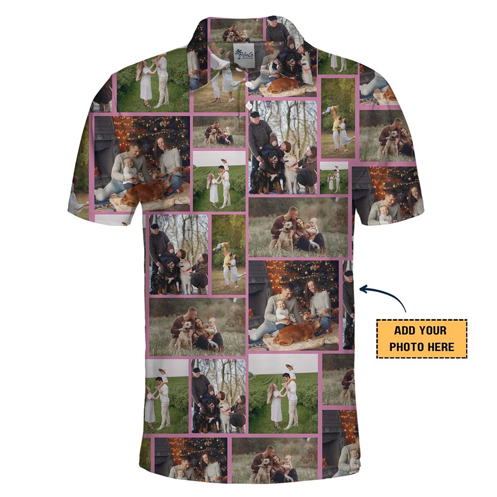 Framed With Love Custom Picture Polo Shirt