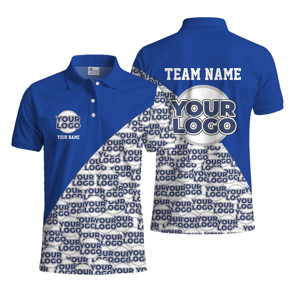 Personalized Name And Logo Team Polo Shirt With Multiple Colors