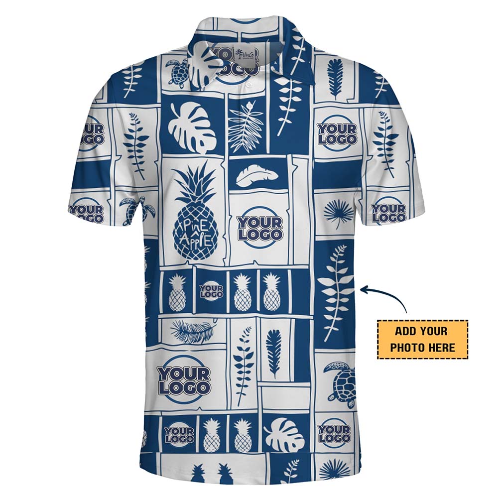 Pineapple Coast Custom Logo Collared Polo Shirts