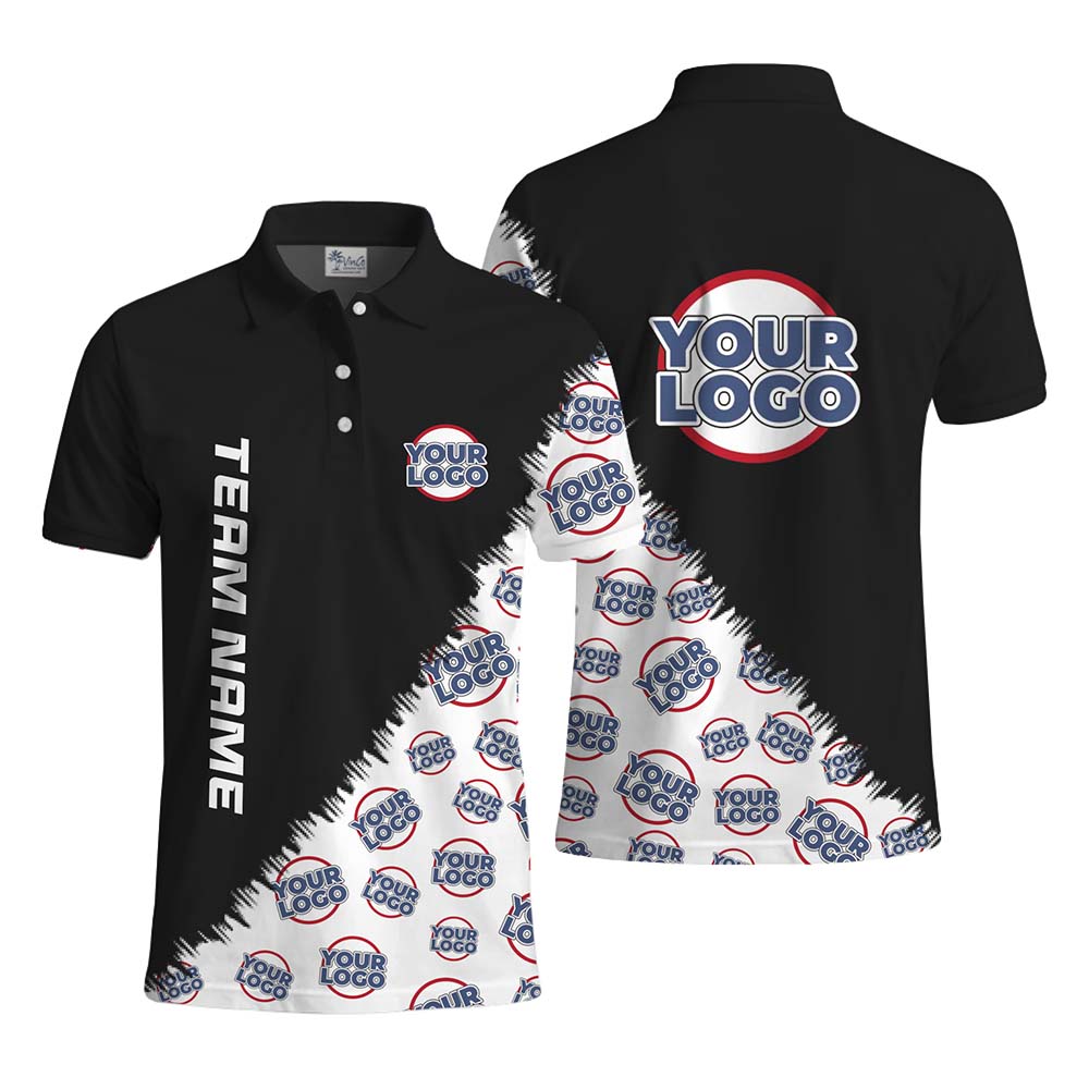 Custom Name And Logo Team Polo Shirt