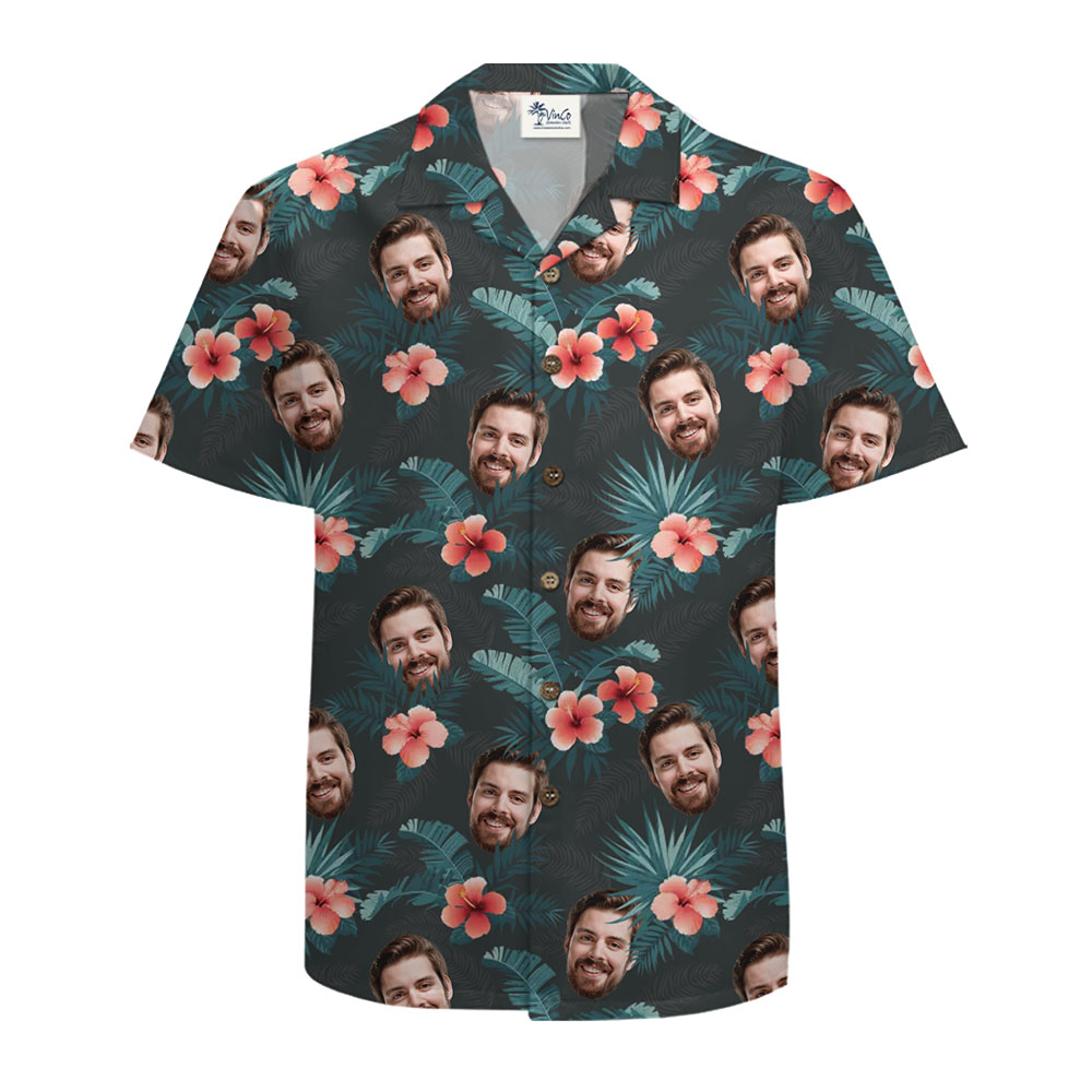 Tropical Face Custom Hawaiian Shirt With Live Preview