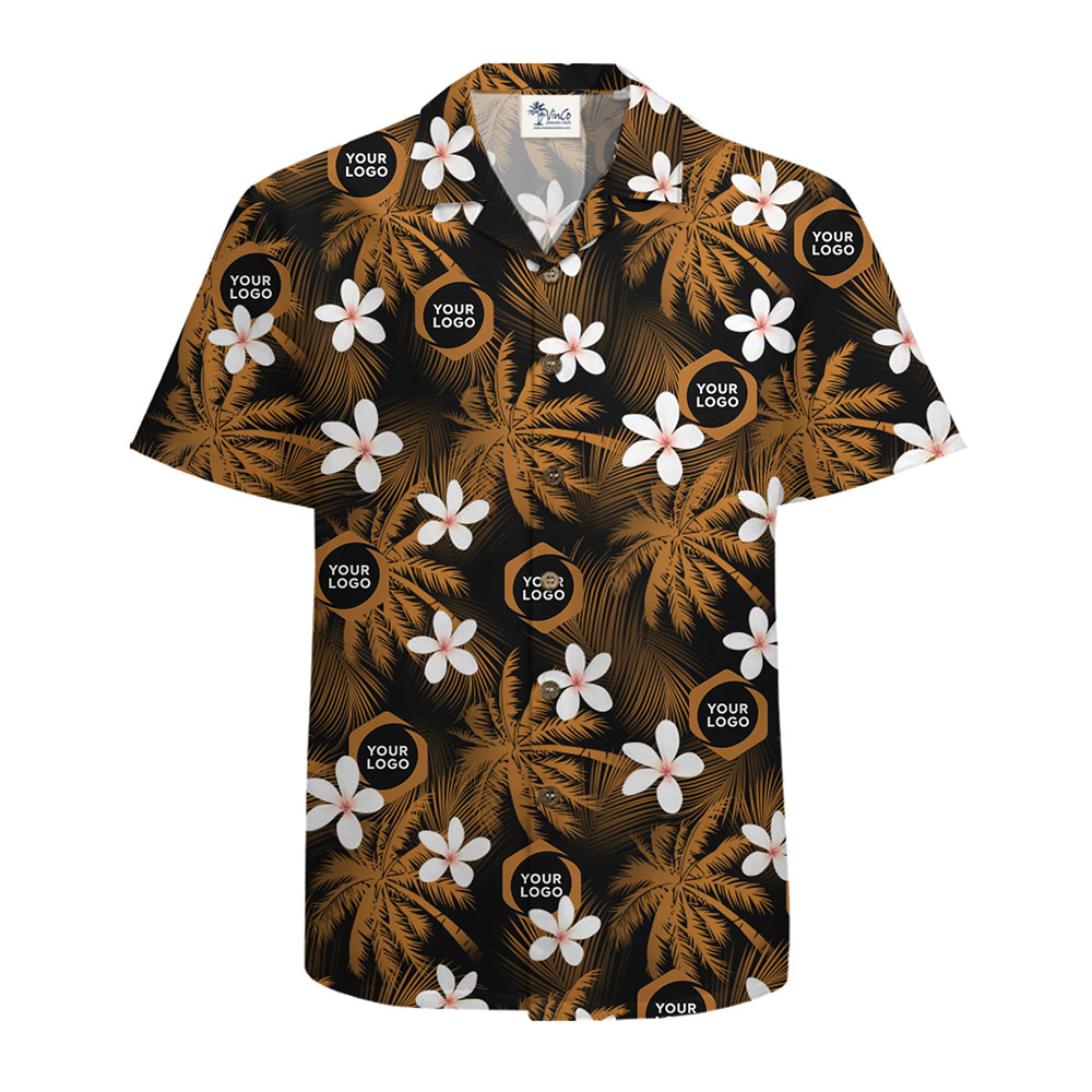Island Bloom Custom Logo Shirt With Live Preview