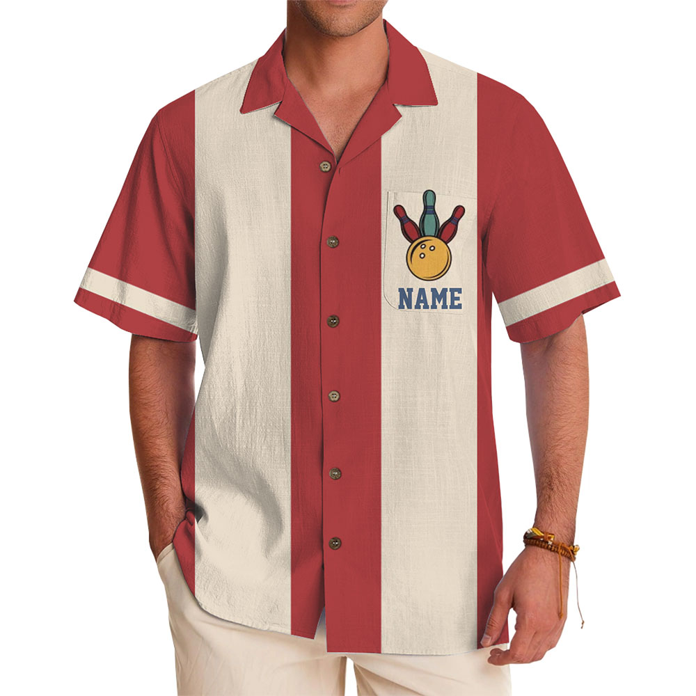 Retro Strike Custom Team Bowling Shirt With Live Preview - variant image 1