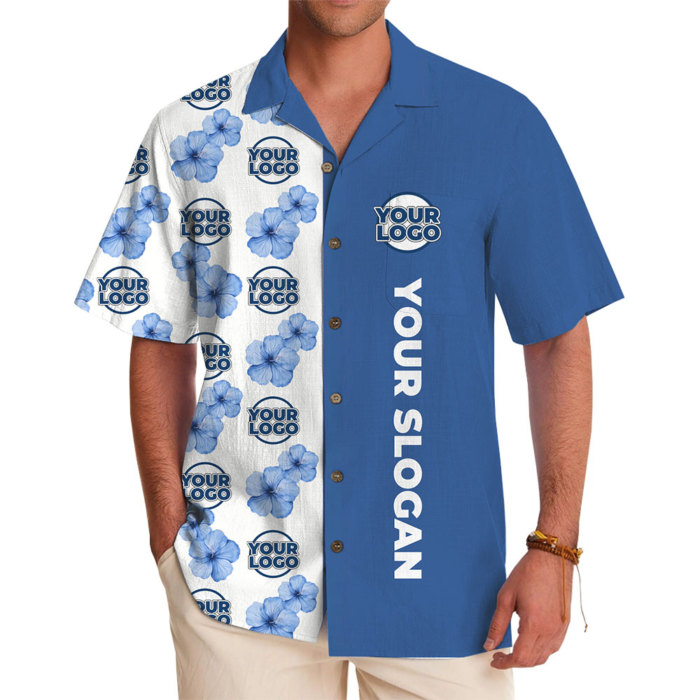 Island Bloom Custom Hawaiian Shirt With Logo Text And Color - variant image 1