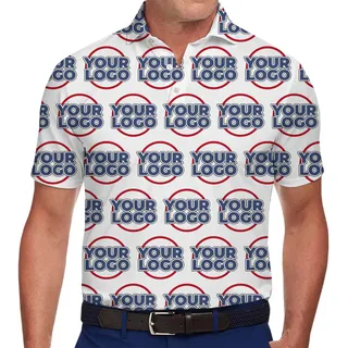 Spotlight Custom Big Logo Collared Polo Shirt