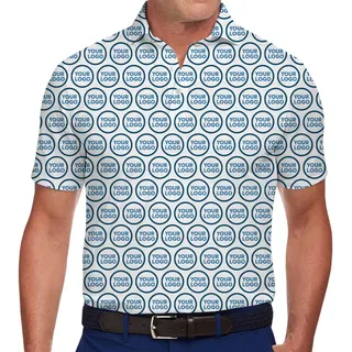 Minimalist Custom Logo Print Polo Shirt