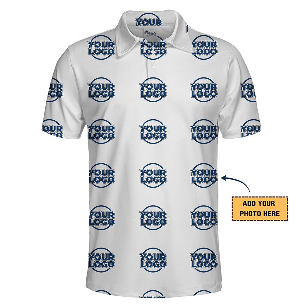 Brand Visibility All Over Print Polo Shirt With Custom Logo