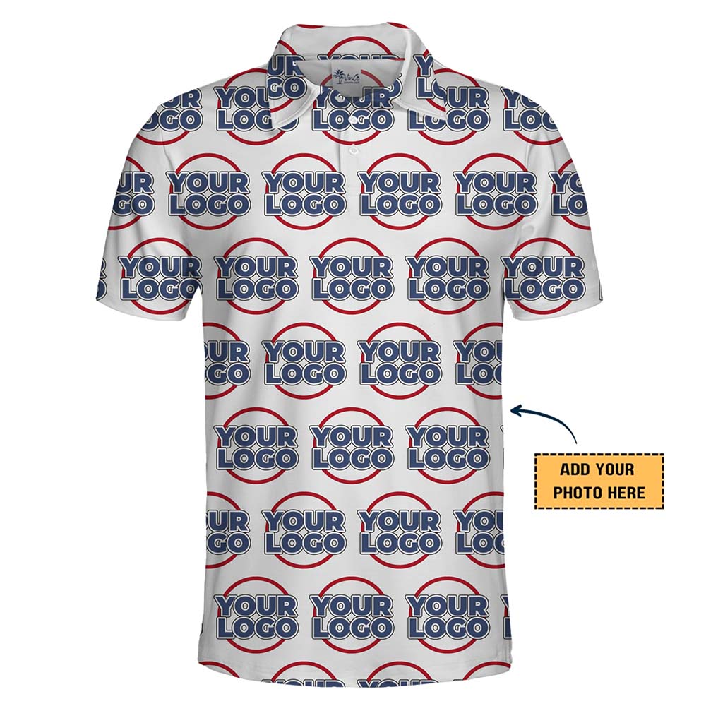 Spotlight Custom Big Logo Collared Polo Shirt
