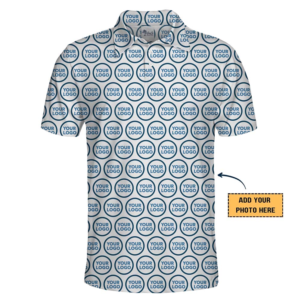 Minimalist Custom Logo Print Polo Shirt
