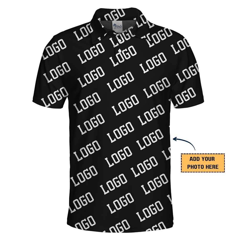 Elite Custom Logo All Over Print Polo Shirt With Instant Preview