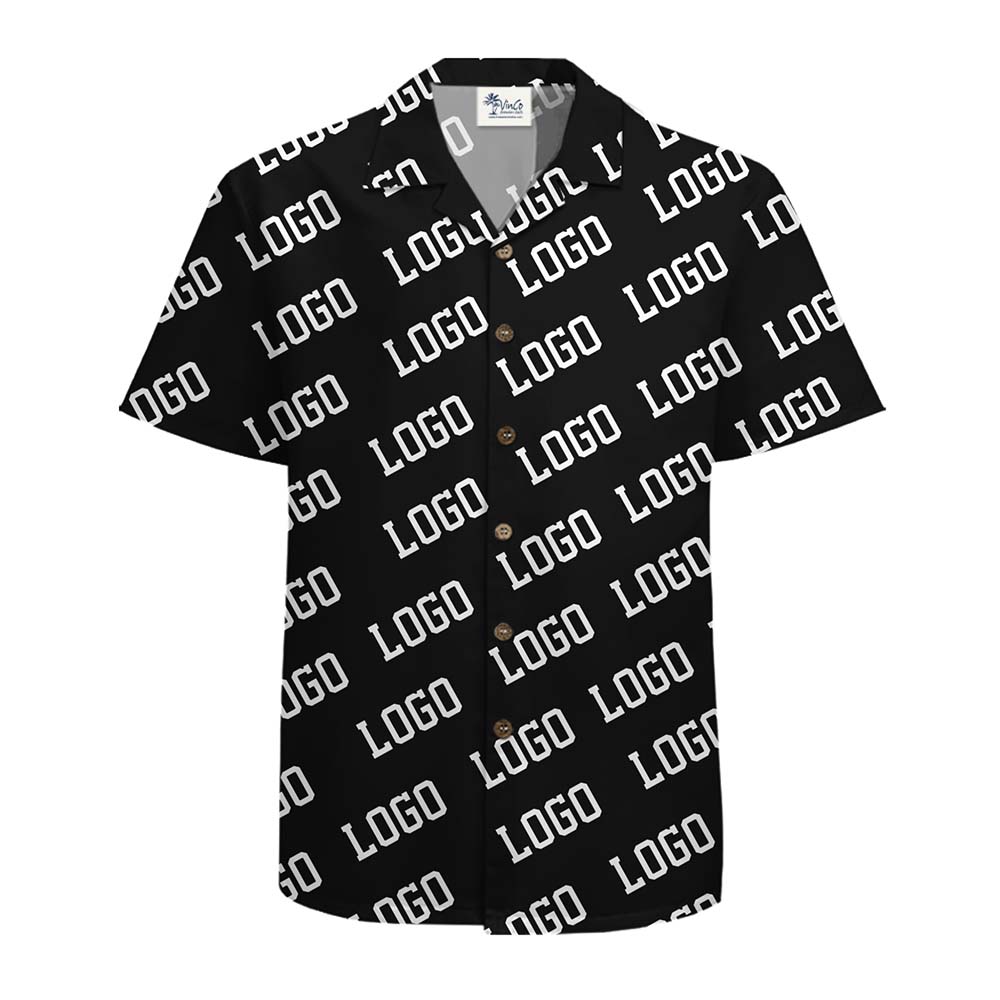Full Print Custom Logo Branding Hawaiian Shirt