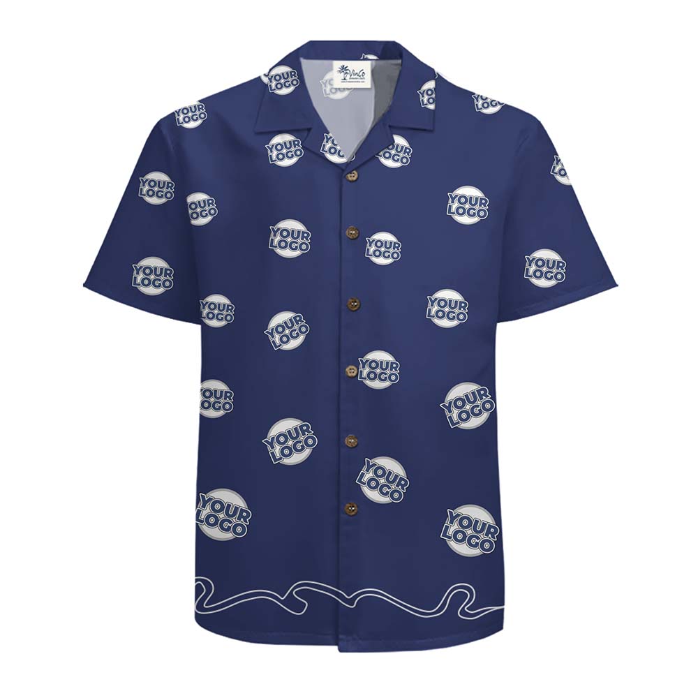 Signature Custom Logo All Over Print Hawaiian Shirt