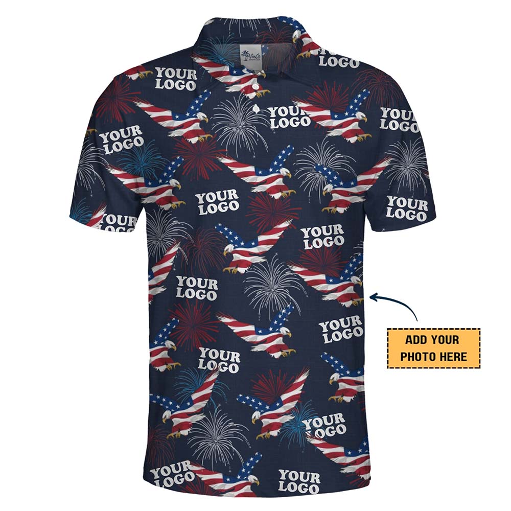 Eagle Spirit Custom Organization Collared Polo Shirt